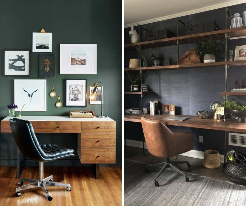 7 design suggestions for a men's office where working from home will be a real pleasure